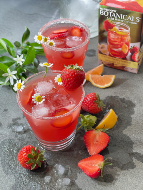 Bigelow Tea Strawberry Lemon Margarita