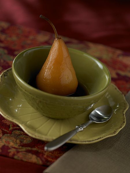 Bigelow Tea Spicy Chai Poached Pears