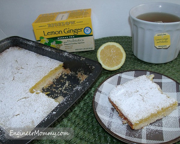 Bigelow Tea Lemon Ginger Bars