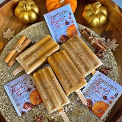 Bigelow Tea Pumpkin Spice Popsicles