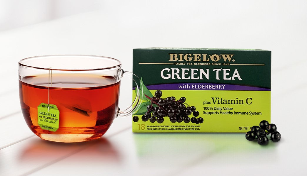 Bigelow Green Tea with Elderberry Teas Plus Vitamin C