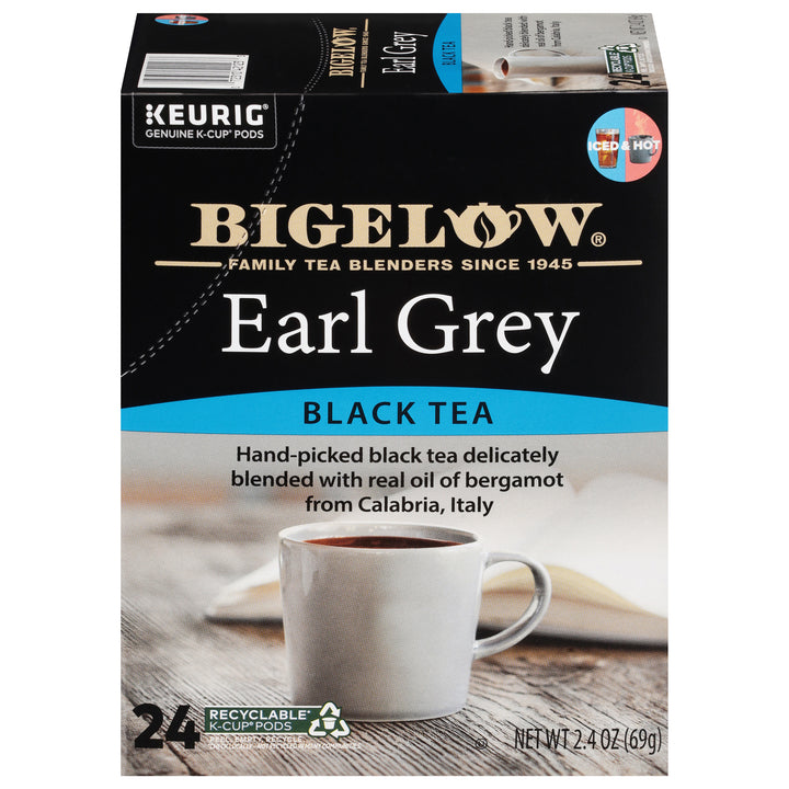 Bigelow Earl Grey Black Tea K-Cups box for Keurig