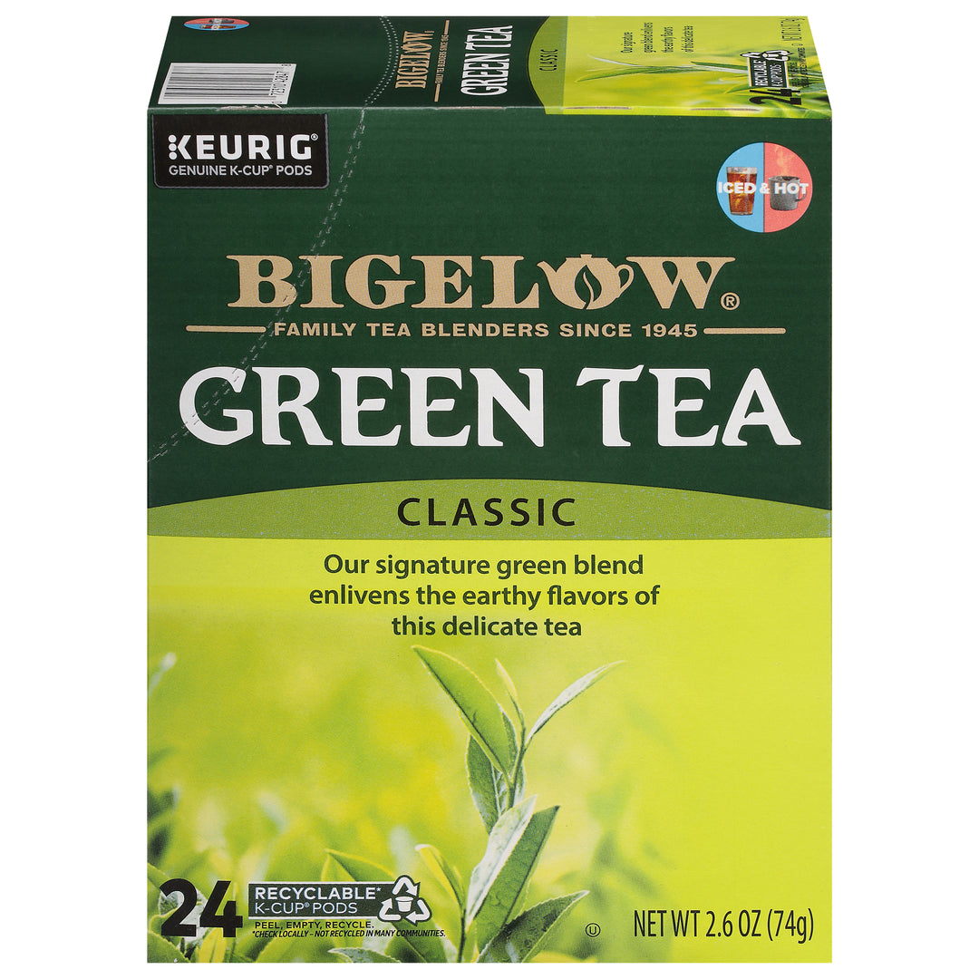 Bigelow Green Tea K-Cups box for Keurig