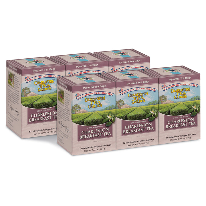 6 Boxes of Charleston Breakfast tea