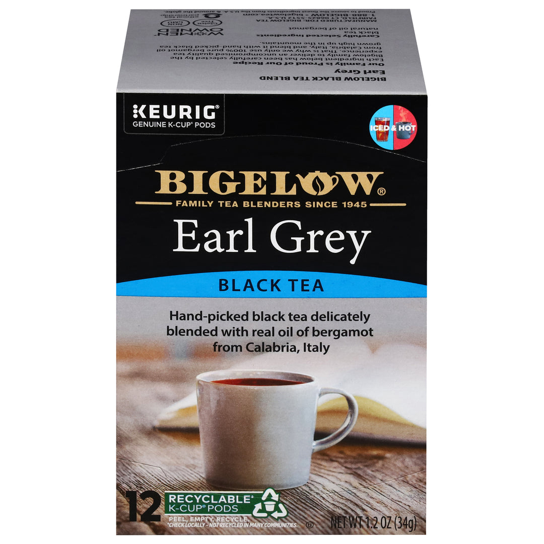 Bigelow Earl Grey Black Tea K-Cups Box for Keurig