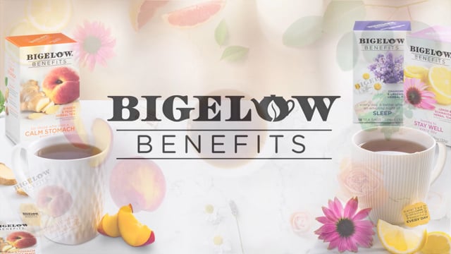 Video showcasing Bigelow Benefit Teas 