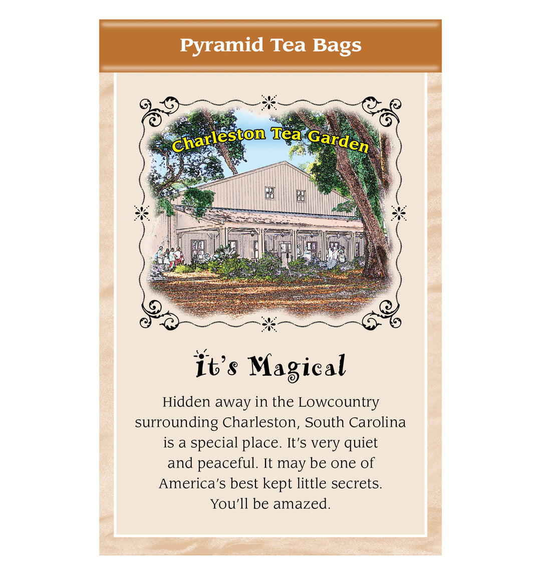  Back of Charleston Tea Garden Cinnamon Spice Tea box