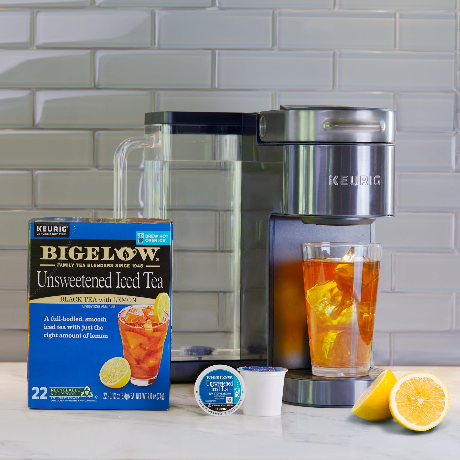 KEURIG INSULATED ICED BEVERAGE TUMBLER BREW RIGHT INTO EUC