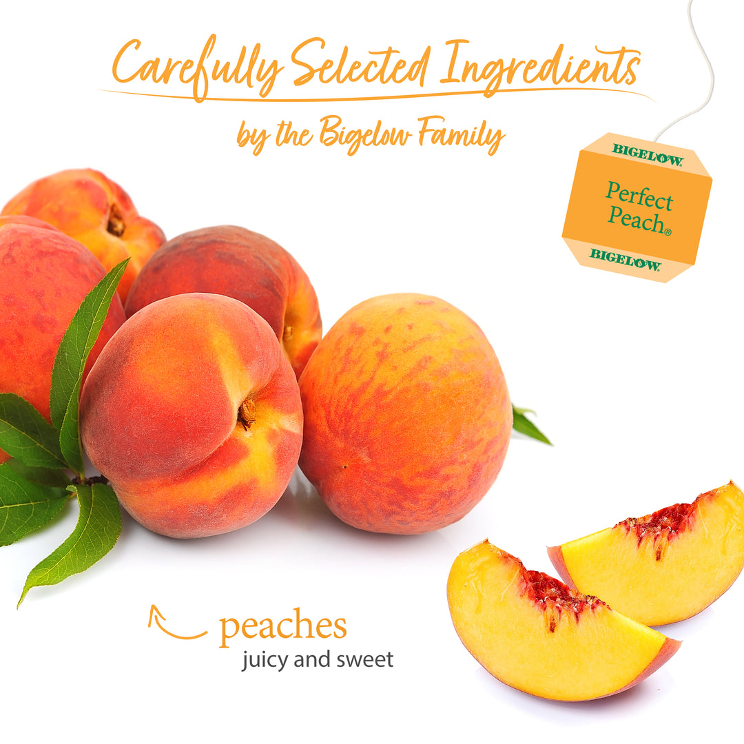 Ingredients of Perfect Peach Herbal Tea