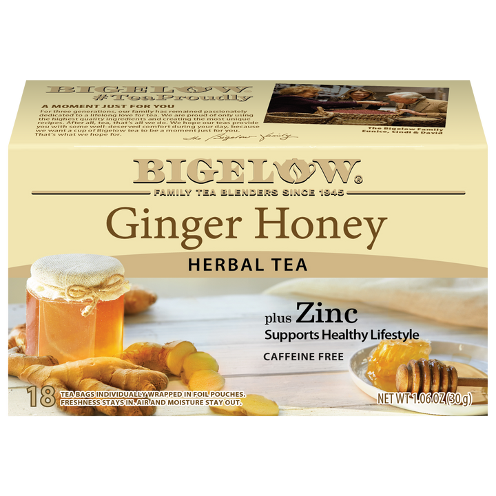 Ginger Honey plus Zinc Herbal Tea