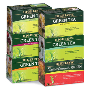 Mixed Case of 6 Bigelow Green Teas - Case of 6 boxes- total of 120 teabags  – Bigelow Tea