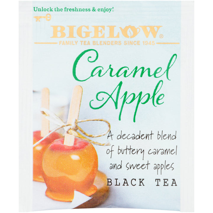 Foil packet of Caramel Apple Tea