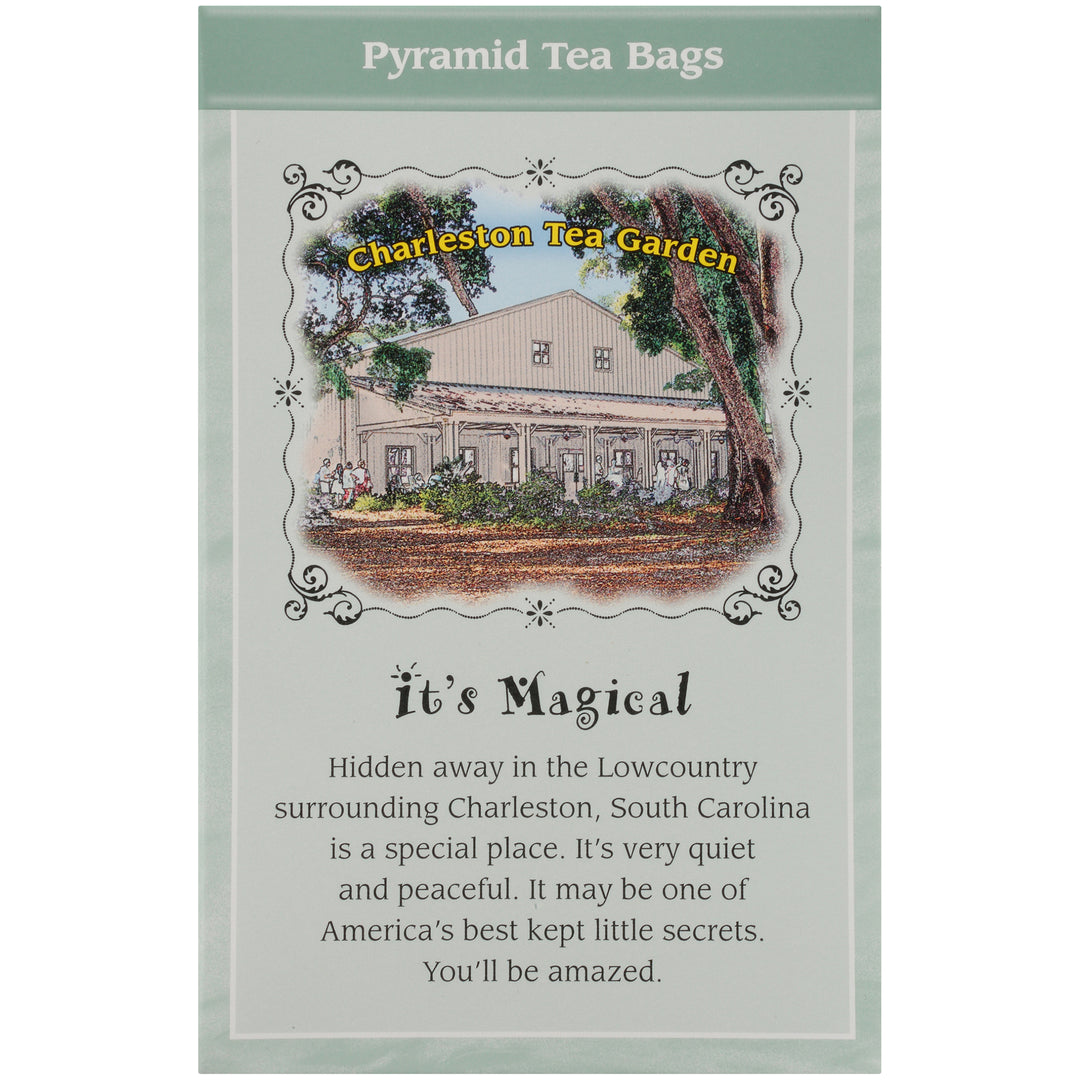  Back of Charleston Tea Carolina Mint Black Tea box