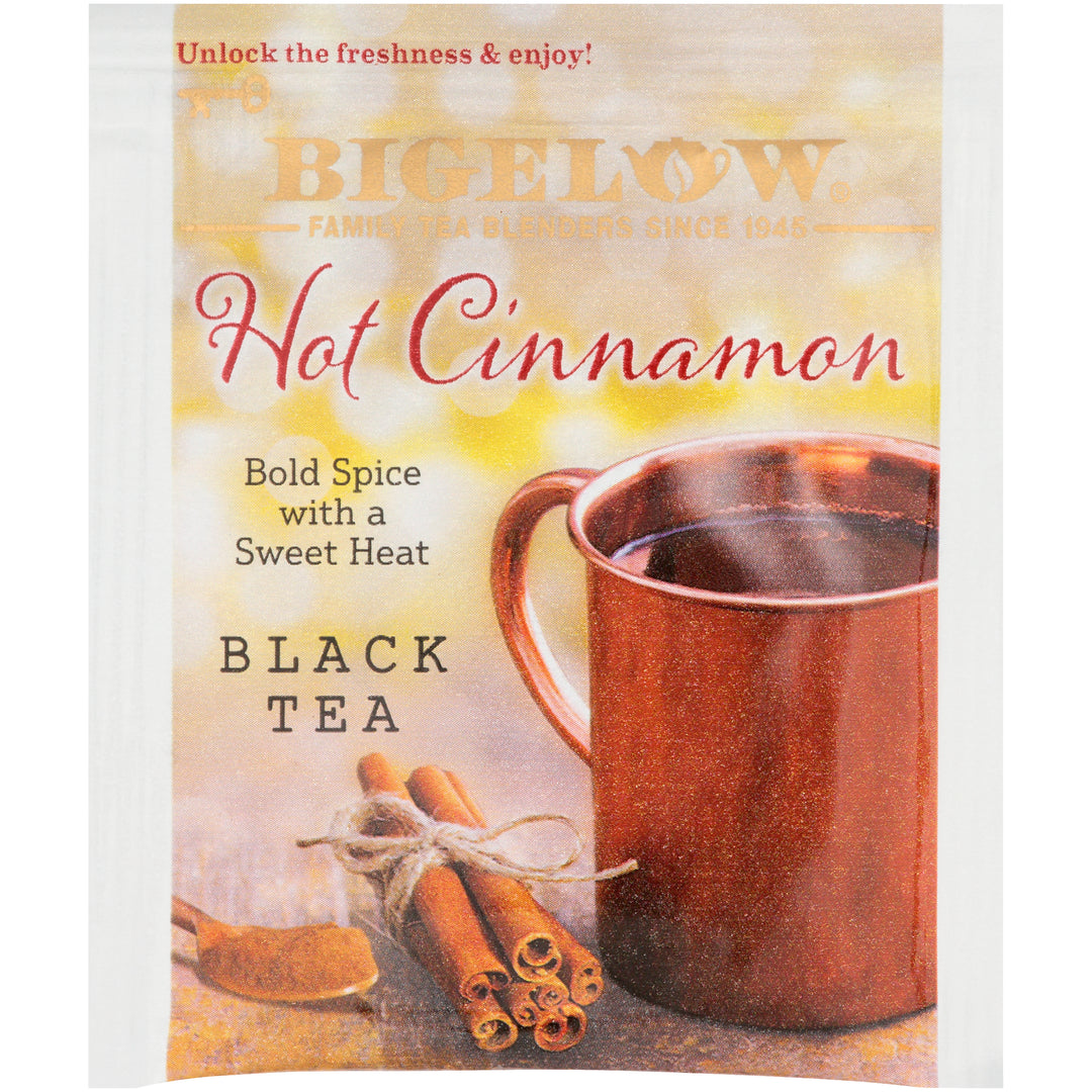 Foil packet of Hot Cinnamon Tea